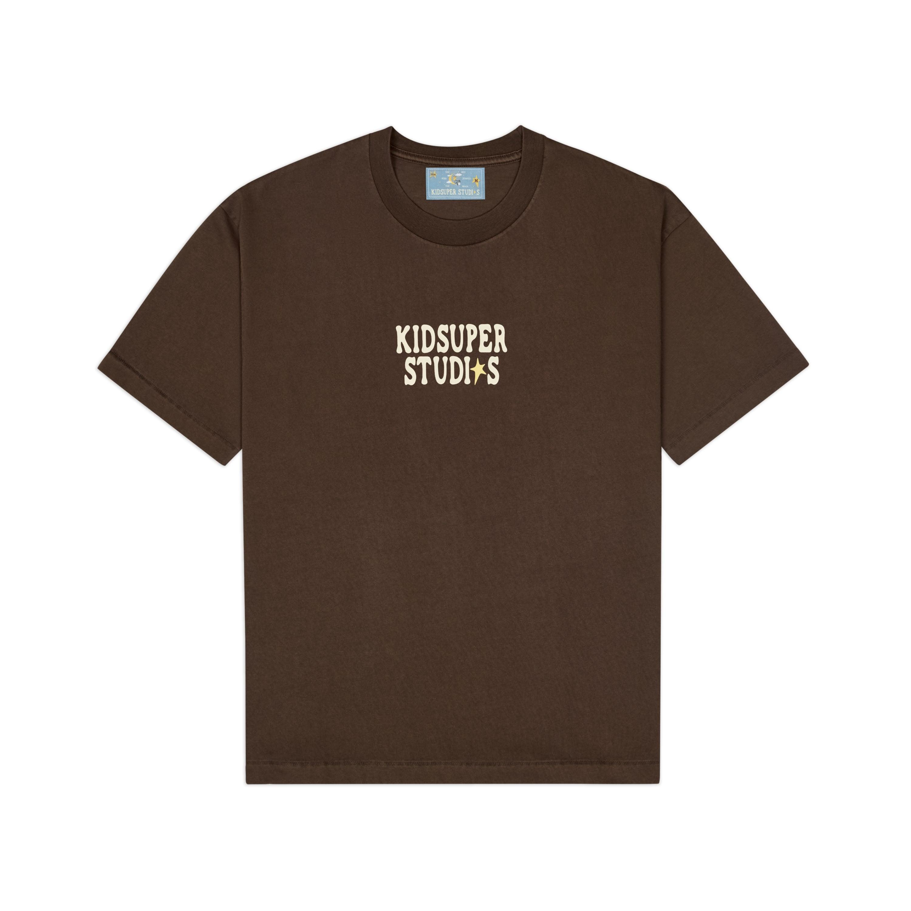 The Boy who Jumped the Moon Tee [Mocha] by KIDSUPER STUDIOS