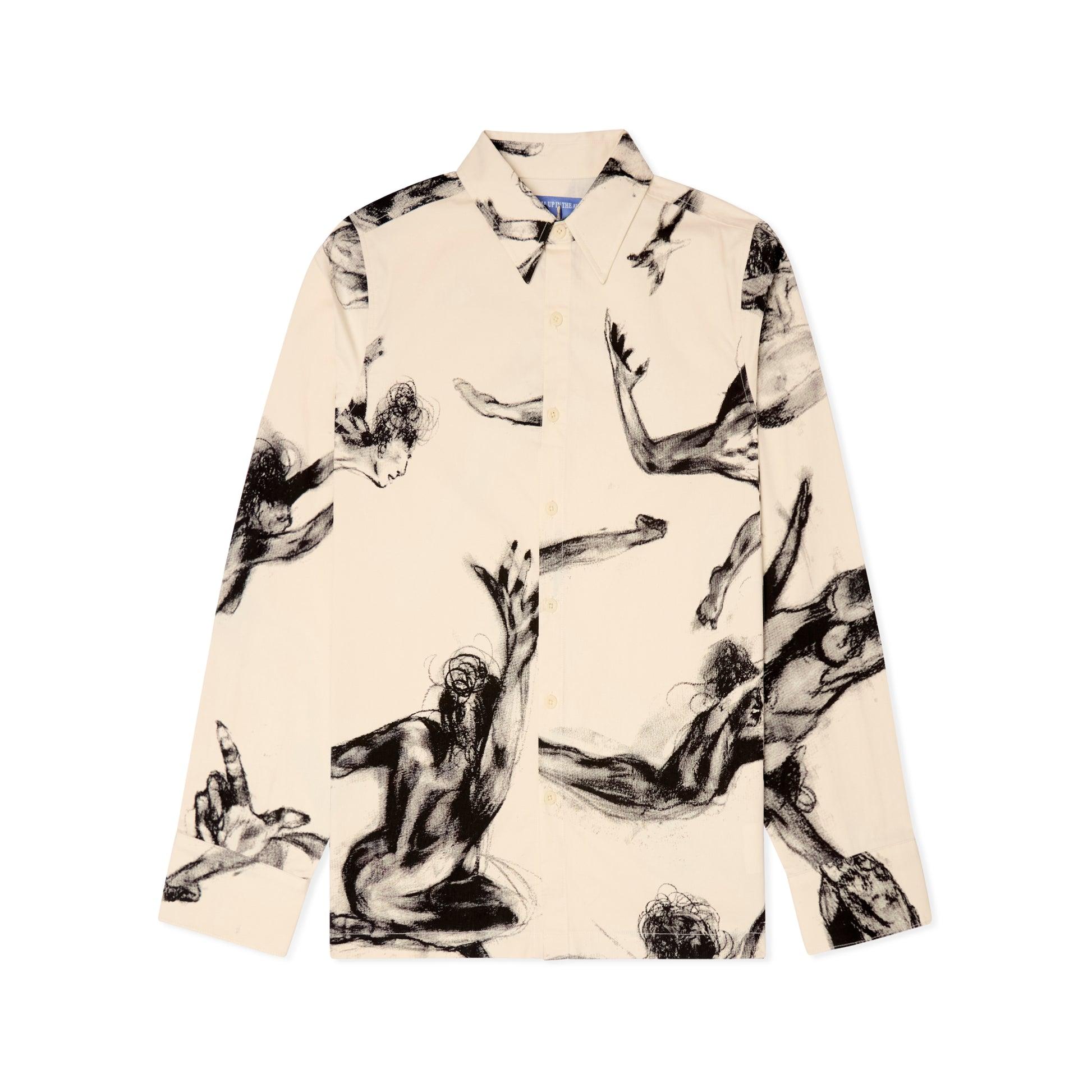 Trapeze Performer Button Up [Cream] by KIDSUPER STUDIOS