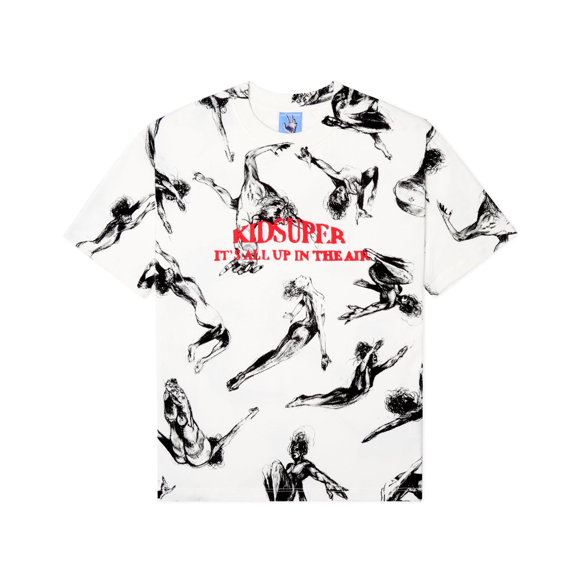 Trapeze Women all over print shirt [White] by KIDSUPER STUDIOS