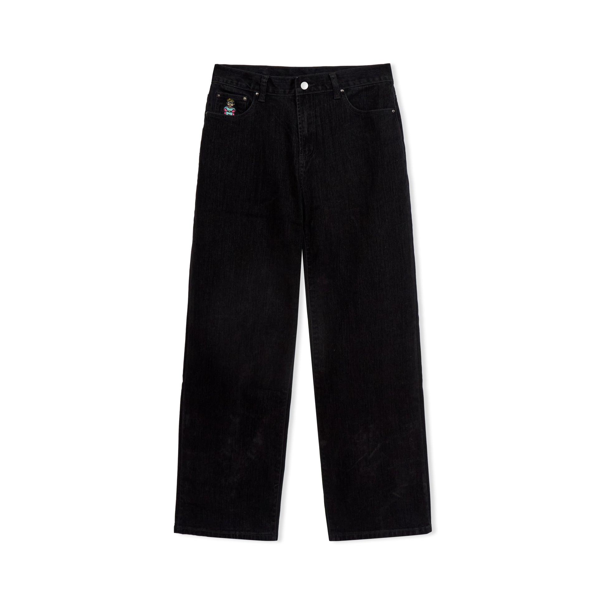 Washed Doves Sueded Denim [Black] by KIDSUPER STUDIOS