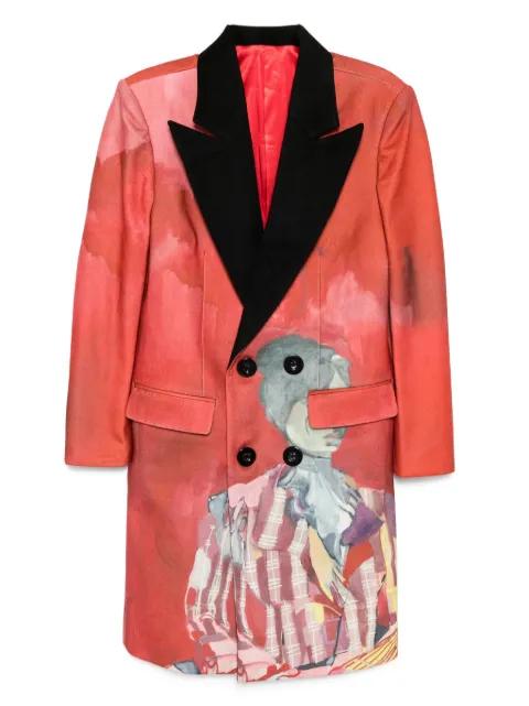 Watercolor girl coat by KIDSUPER STUDIOS