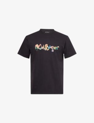 Watercolour Logo Graphic Cotton-Jersey T-Shirt by KIDSUPER STUDIOS