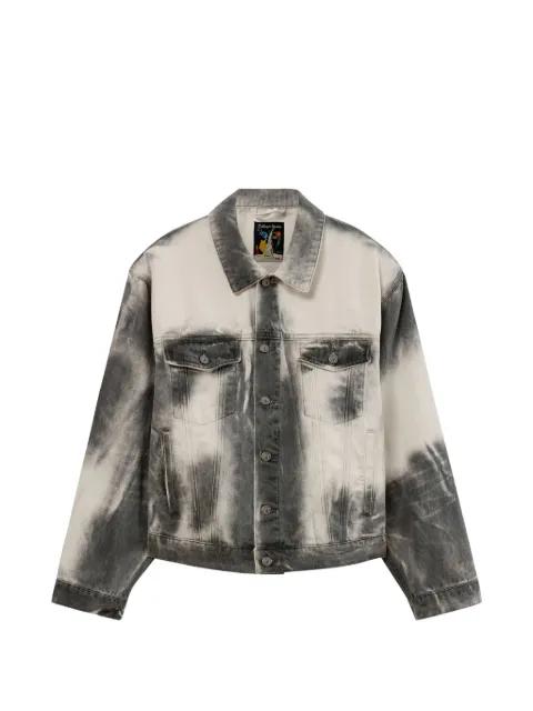 White Washed Doves denim jacket by KIDSUPER STUDIOS