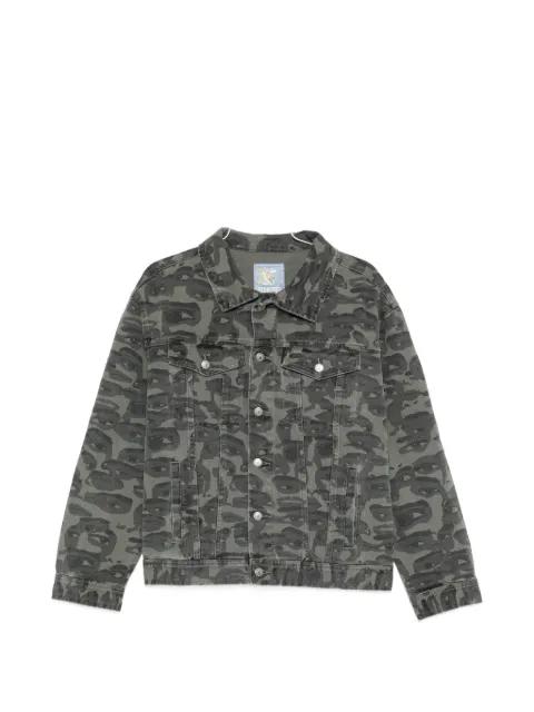 buttoned camouflage jacket by KIDSUPER STUDIOS