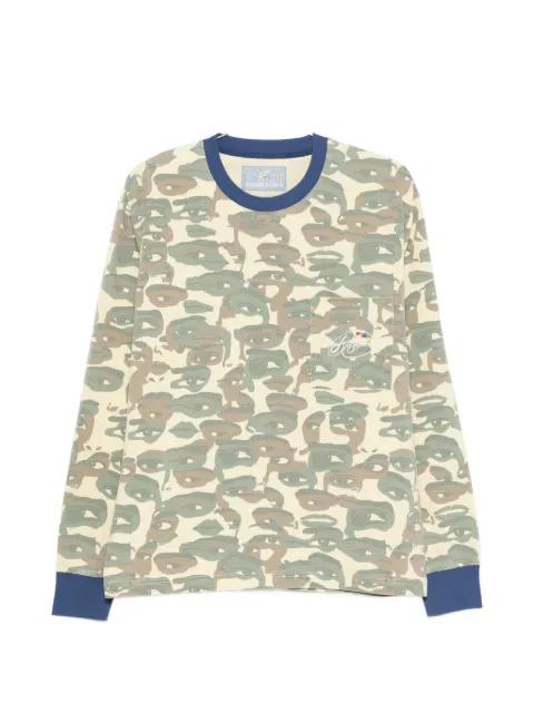 face camouflage-printED pocket T-shirt by KIDSUPER STUDIOS