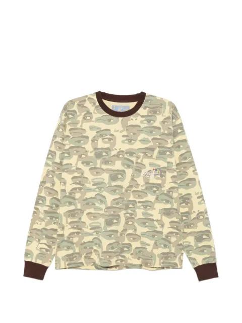 face camouflage-printed pocket T-shirt by KIDSUPER STUDIOS