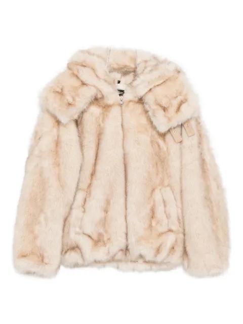 faux-fur jacket by KIDSUPER STUDIOS
