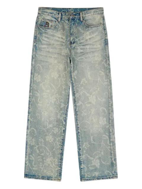 floral-pattern jeans by KIDSUPER STUDIOS
