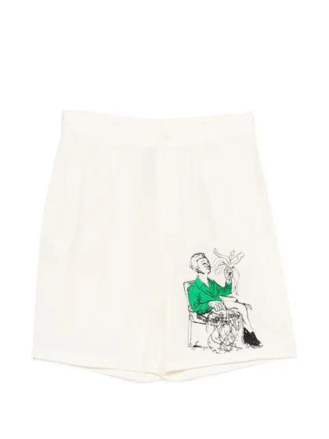 graphic print shorts by KIDSUPER STUDIOS