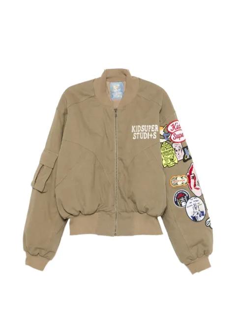 patch pocket bomber jacket by KIDSUPER STUDIOS