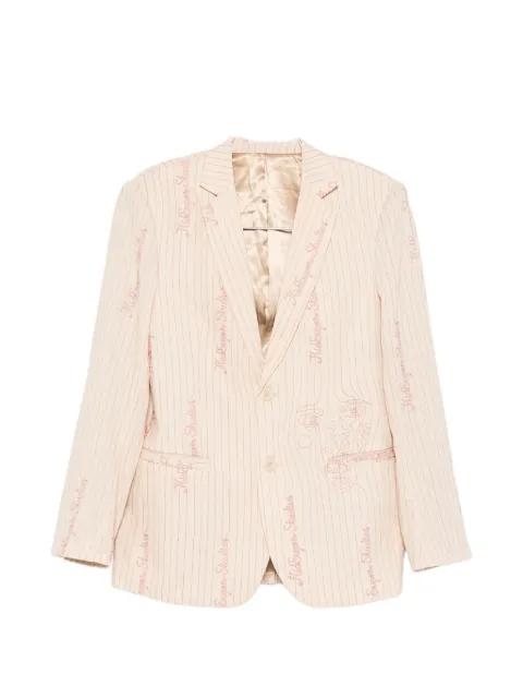 pinstripe-embroidered blazer by KIDSUPER STUDIOS