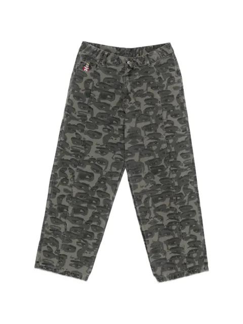printed jeans by KIDSUPER STUDIOS