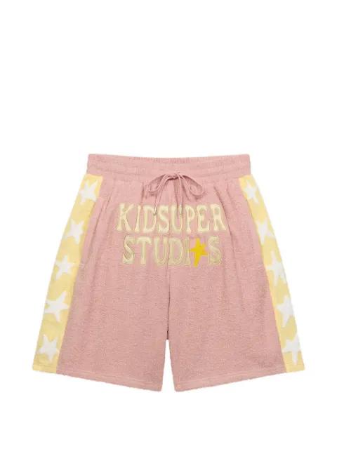 star appliqué shorts by KIDSUPER STUDIOS