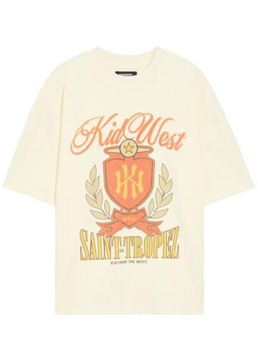 Saint Tropez printed cotton T-shirt by KIDWEST