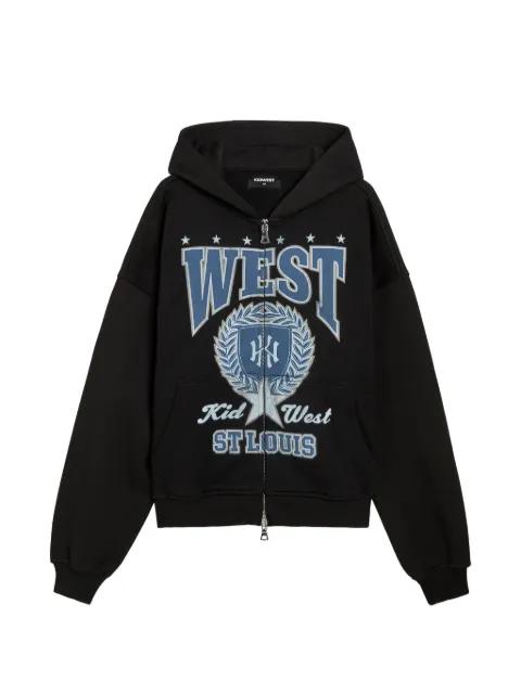St. Louis logo-print zip-up hoodie by KIDWEST