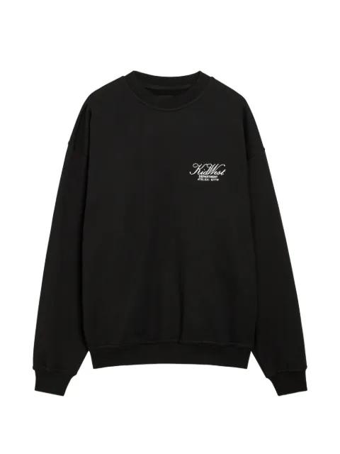 logo-print sweater by KIDWEST
