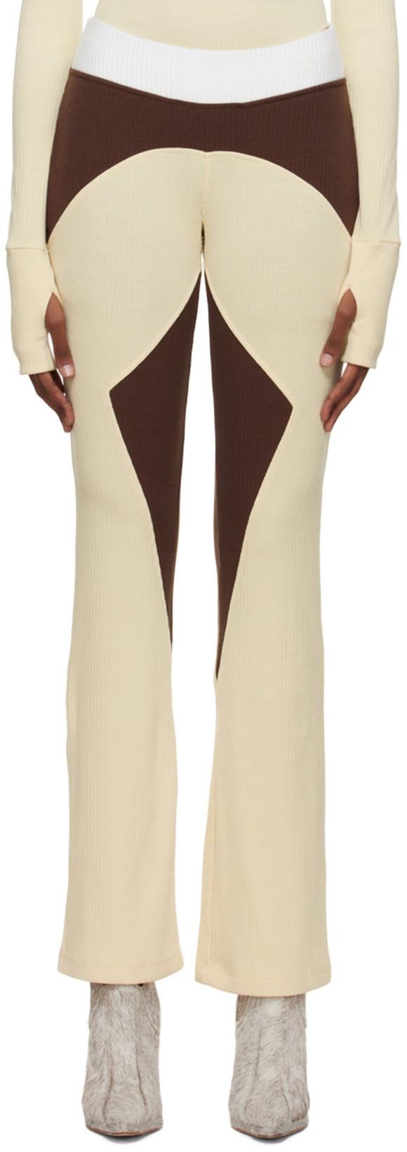 Yellow Mosaic Lounge Pants by KIJUN