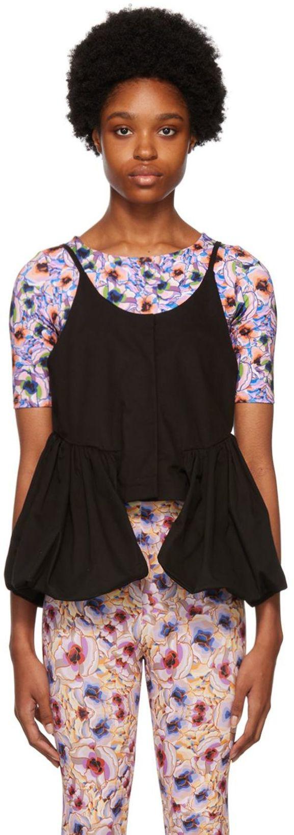 Black Mirka Camisole by KIKA VARGAS