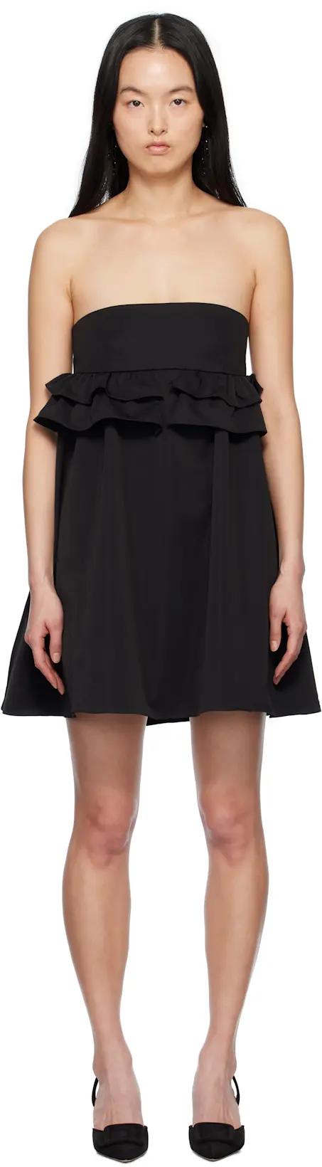 Black Nicole Minidress by KIKA VARGAS