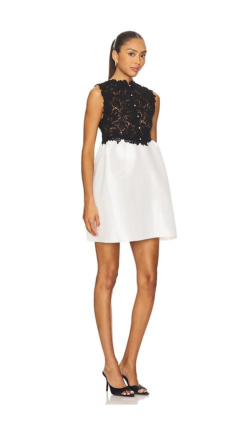 KIKA VARGAS Eva Dress in Black,White by KIKA VARGAS KIKA VARGAS Eva Dress in Black,White by KIKA VARGAS