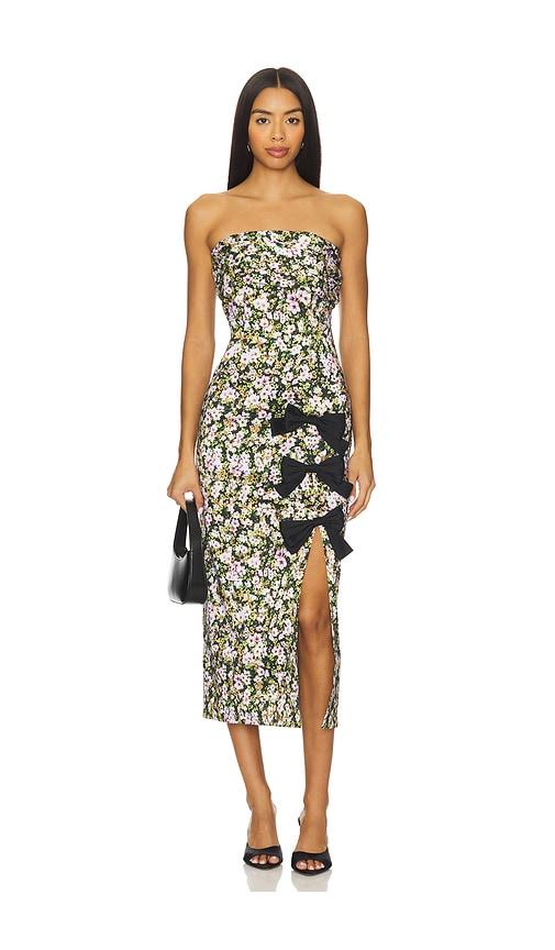 KIKA VARGAS Violeta Dress in Green by KIKA VARGAS