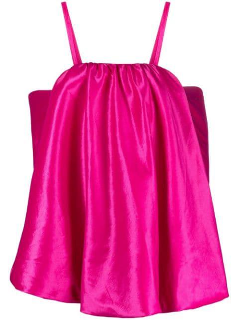 Karen bow.detail mini dress by KIKA VARGAS