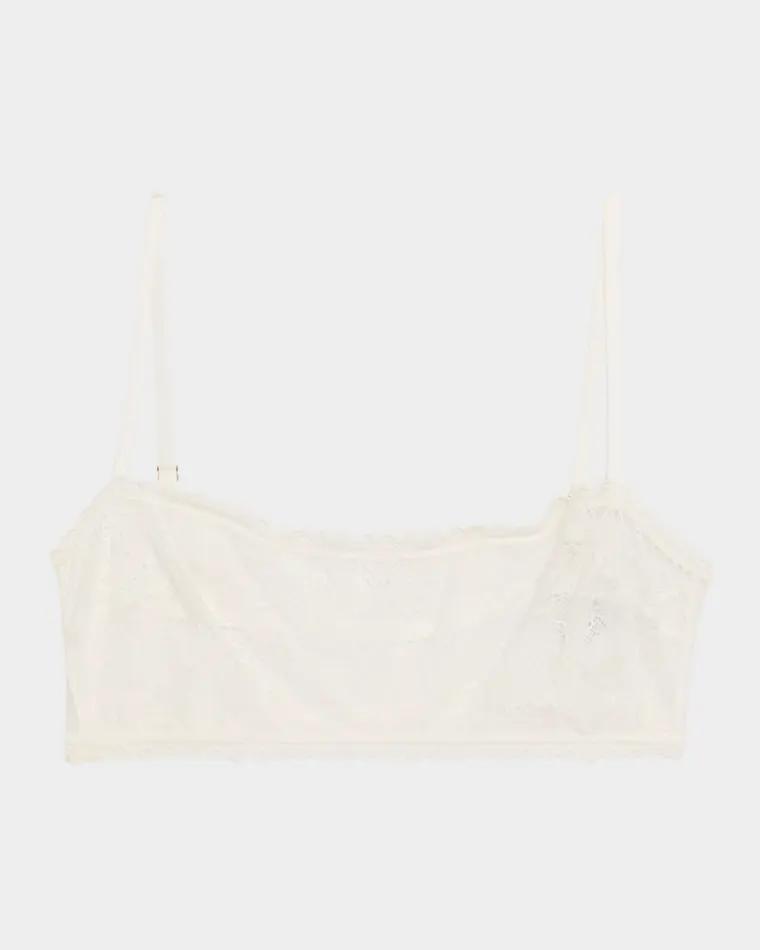 Dahlia Scalloped Lace Bandeau by KIKI DE MONTPARNASSE