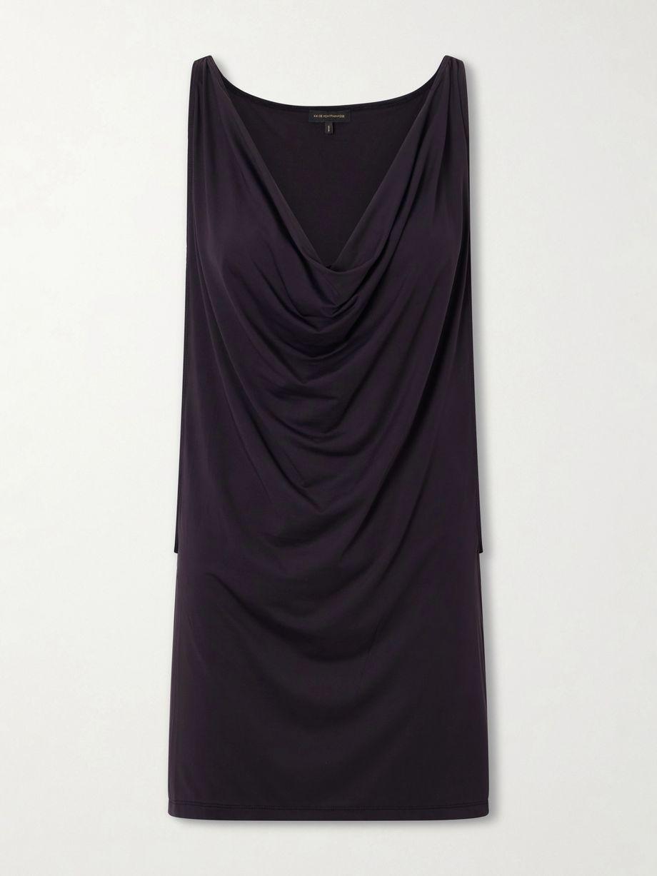 Echauffe draped jersey mini dress by KIKI DE MONTPARNASSE