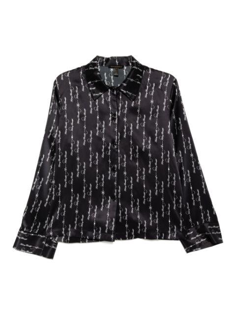 F beautiful silk lounge pajama top by KIKI DE MONTPARNASSE