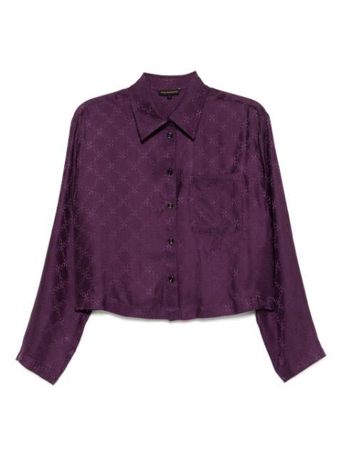 Handcuff jacquard cropped PJ top by KIKI DE MONTPARNASSE
