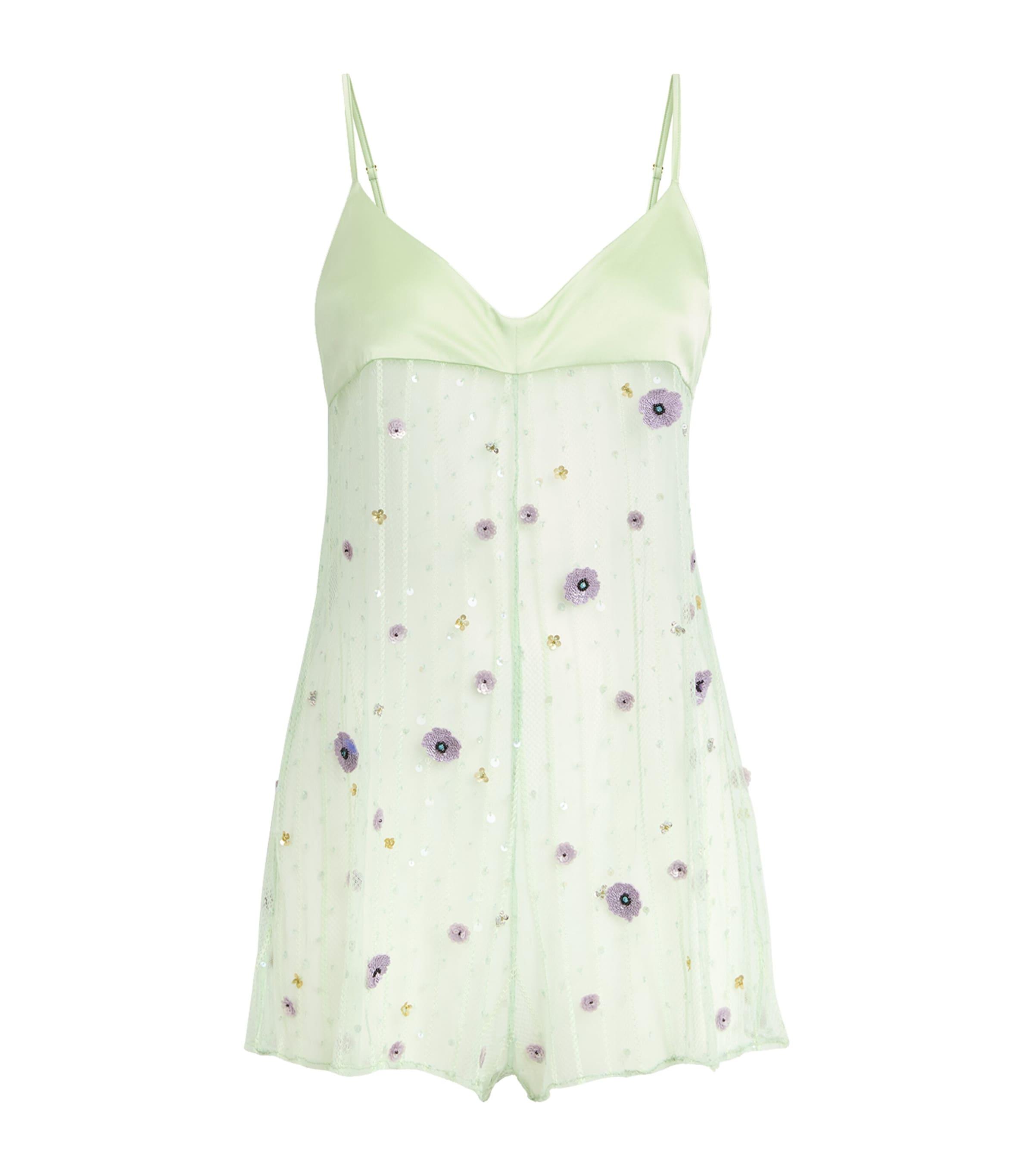 Kiki de Montparnasse Embellished Muse Mini Playsuit by KIKI DE MONTPARNASSE