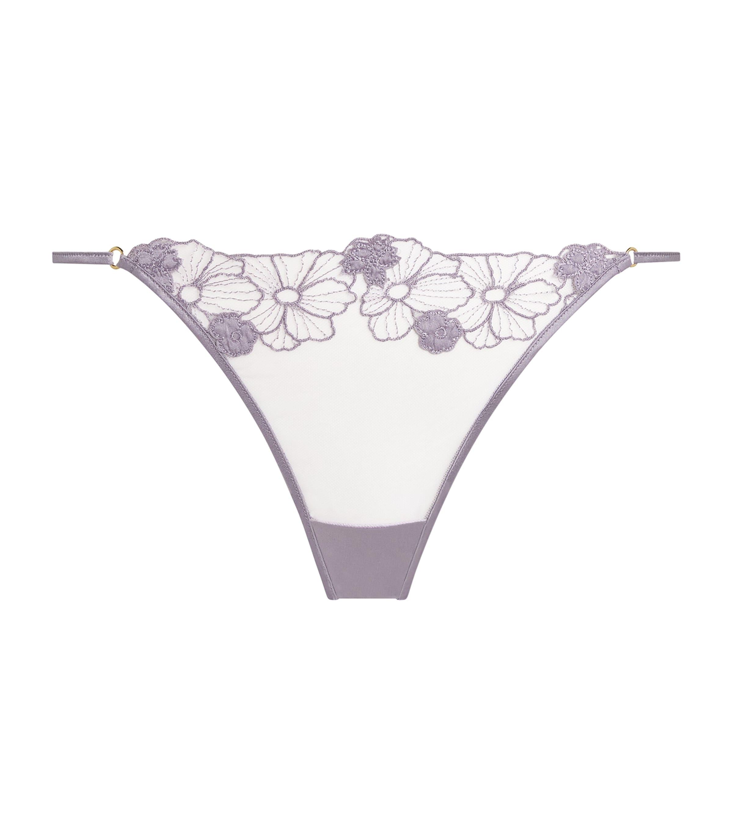 Kiki de Montparnasse Floral-Lace Thong by KIKI DE MONTPARNASSE