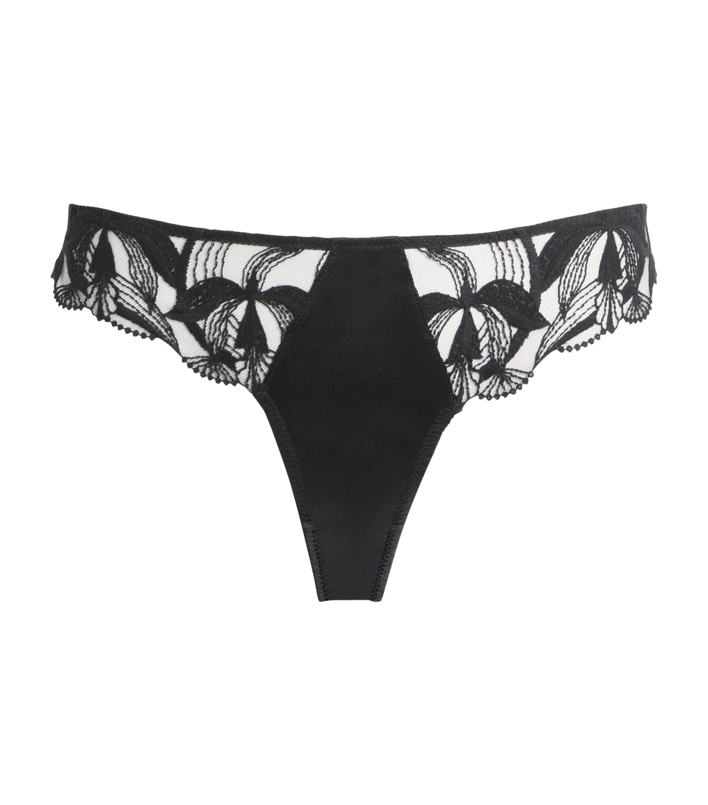 Kiki de Montparnasse Lace Eclore Thong by KIKI DE MONTPARNASSE