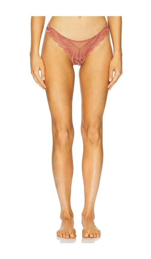 Kiki de Montparnasse Leche Moi Thong in Taupe by KIKI DE MONTPARNASSE