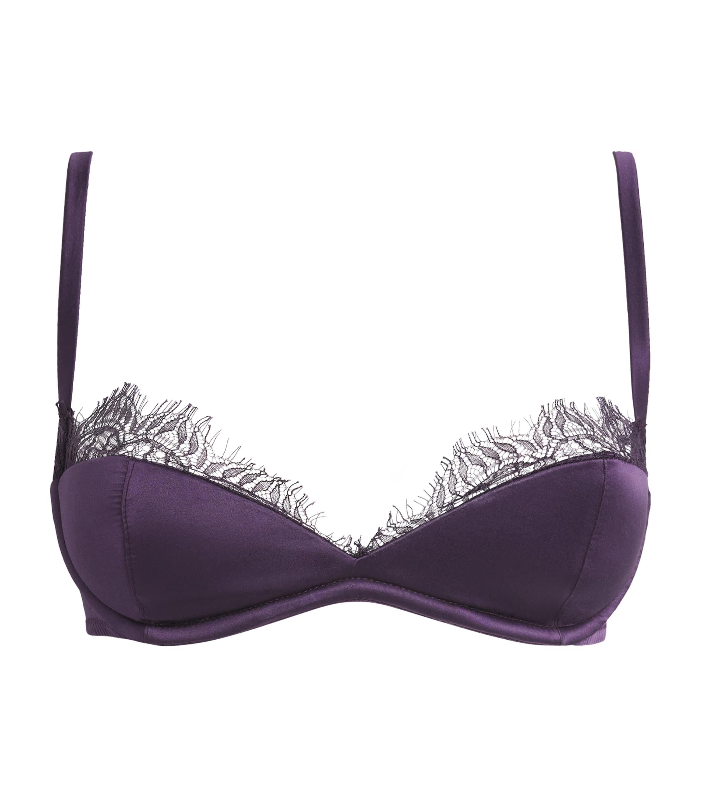 Kiki de Montparnasse Stretch-Silk Camaret Balconette Bra by KIKI DE MONTPARNASSE