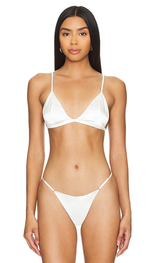 Kiki de Montparnasse Tous Les Jours Soft Bra in Ivory by KIKI DE MONTPARNASSE