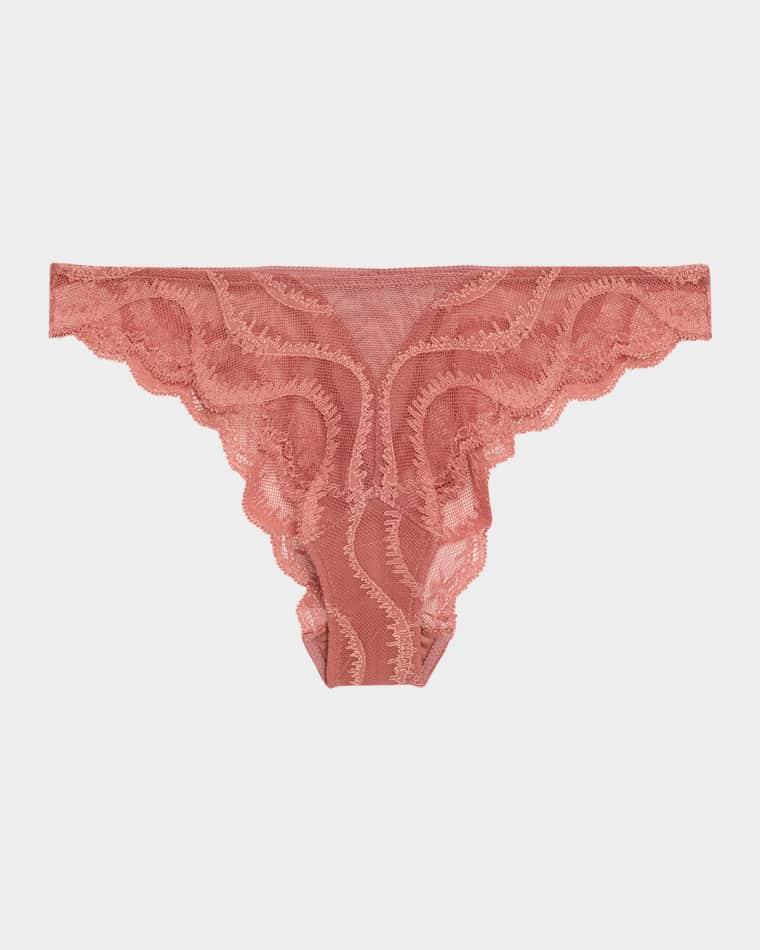 Leche Moi Scalloped Lace Panty by KIKI DE MONTPARNASSE