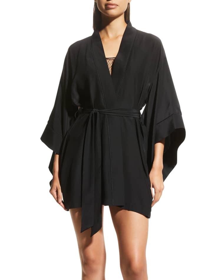 Muse Silk Kimono Robe by KIKI DE MONTPARNASSE