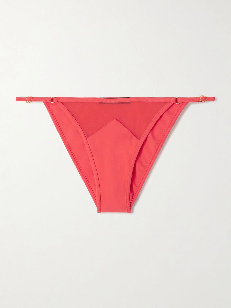 Peep Show mesh-trimmed bikini brief by KIKI DE MONTPARNASSE