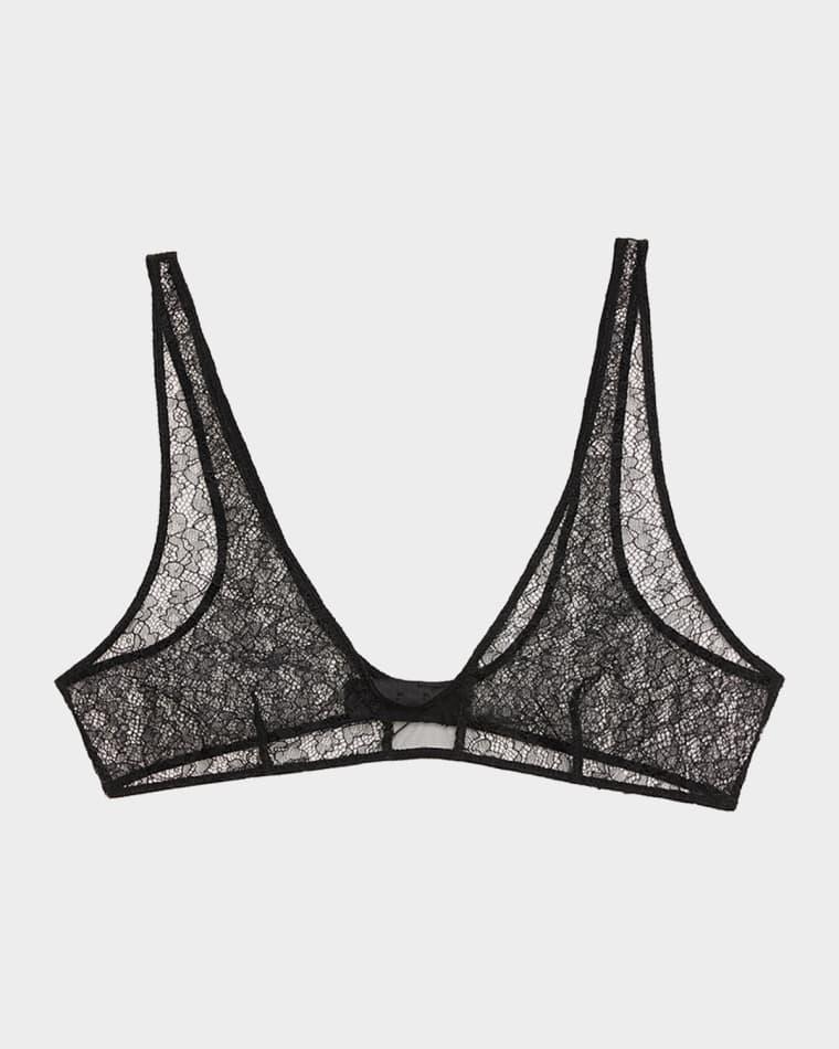 Petite Fleur Wireless Floral Lace Bra by KIKI DE MONTPARNASSE