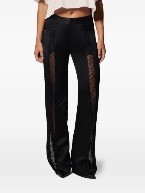 Petite Fleur lace-panel trousers by KIKI DE MONTPARNASSE