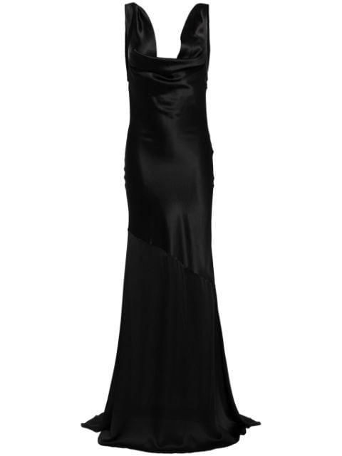 deep cowl dress by KIKI DE MONTPARNASSE