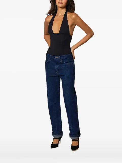 halterneck plunging bodysuit by KIKI DE MONTPARNASSE