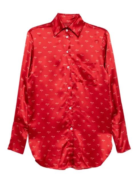 kiss-printed pyjama shirt by KIKI DE MONTPARNASSE