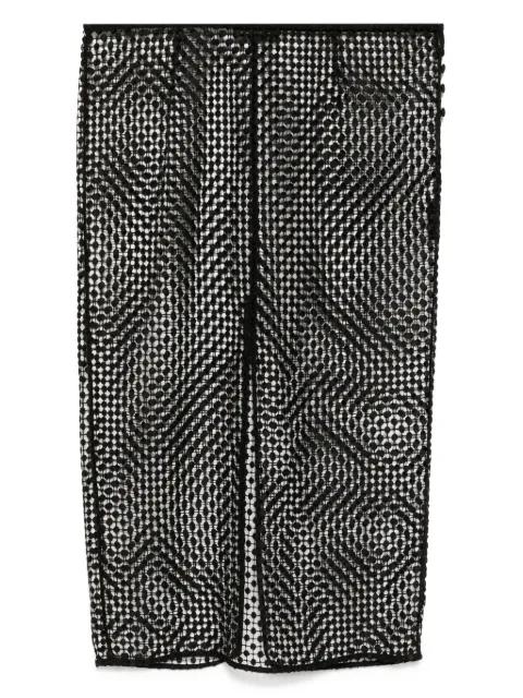 pointelle midi skirt by KIKI DE MONTPARNASSE