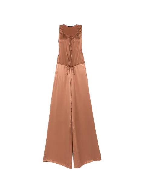 tie-neck plissé jumpsuit by KIKI DE MONTPARNASSE