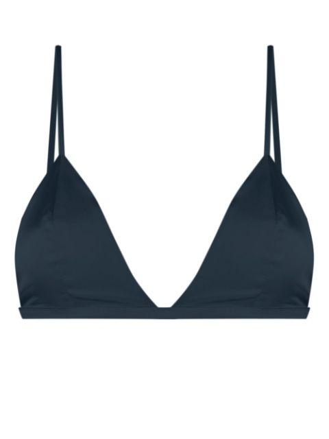 triangle-cup silk bra by KIKI DE MONTPARNASSE