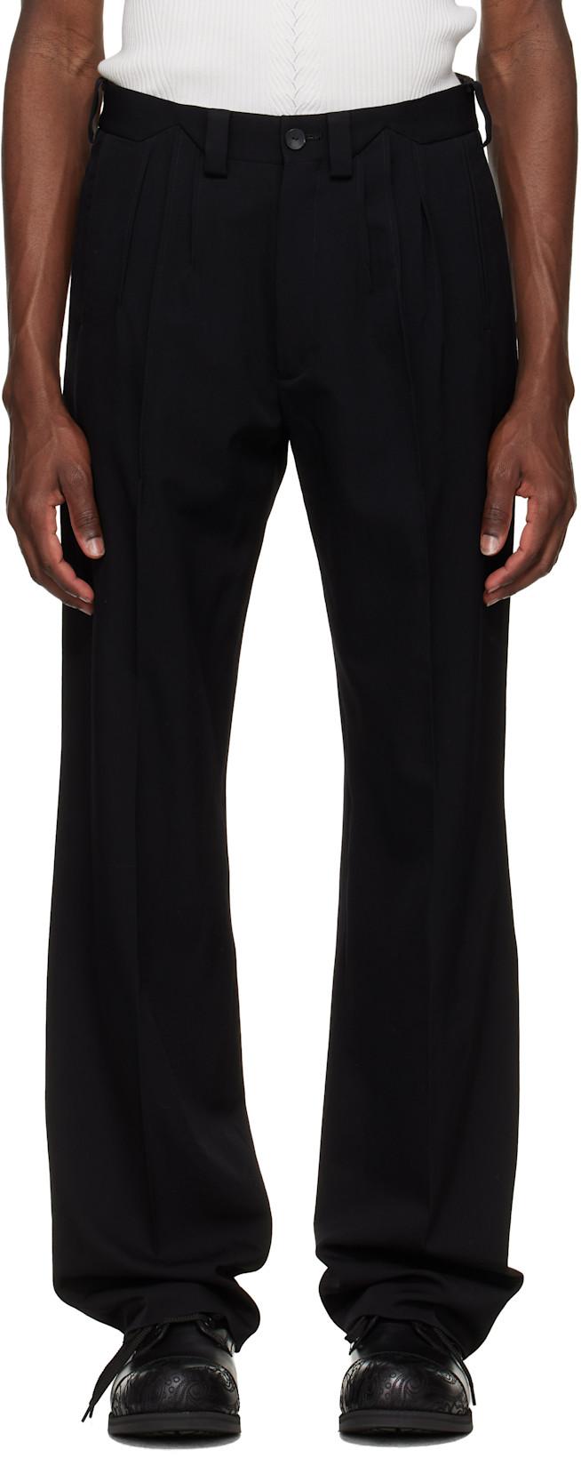 Black Csomor Trousers by KIKO KOSTADINOV