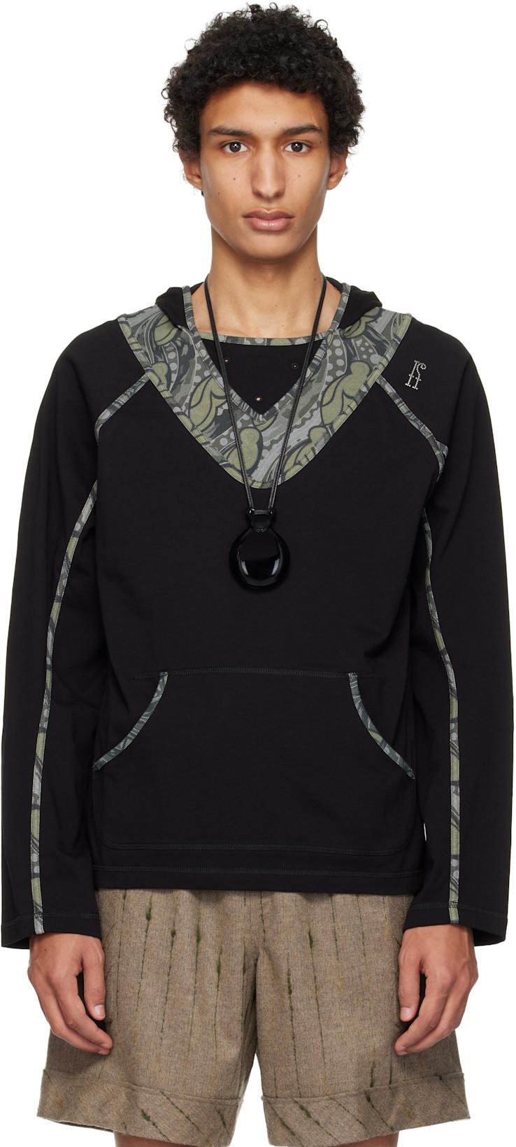 Black Gizi Hoodie by KIKO KOSTADINOV