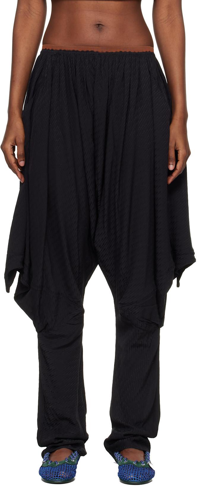 Black Salome Trousers by KIKO KOSTADINOV